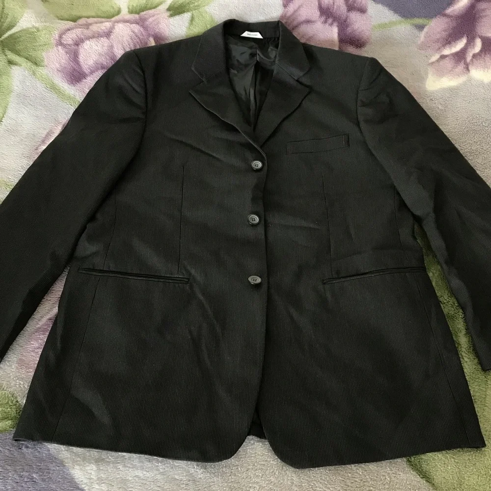 Retro Brand Dark Gray Men’s Suit Jacket
